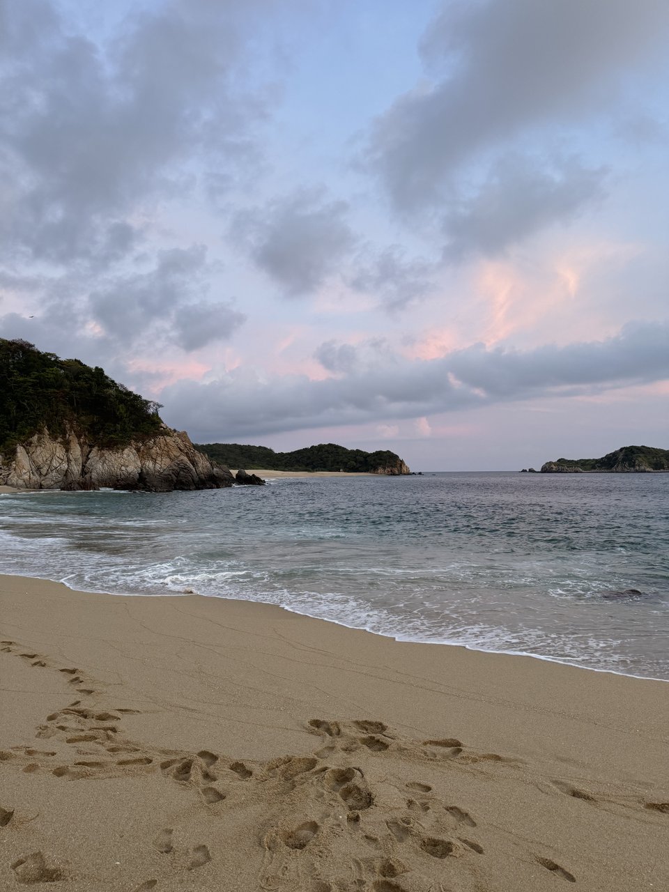 The Oaxaca coastline